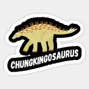 Fun Chungkingosaurus Dinosaur Design Sticker